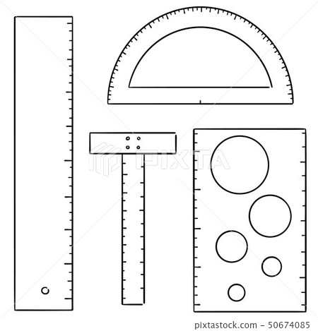 vector set of ruler - Stock Illustration [50674085] - PIXTA