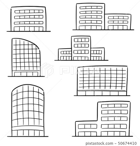 vector set of building 50674410