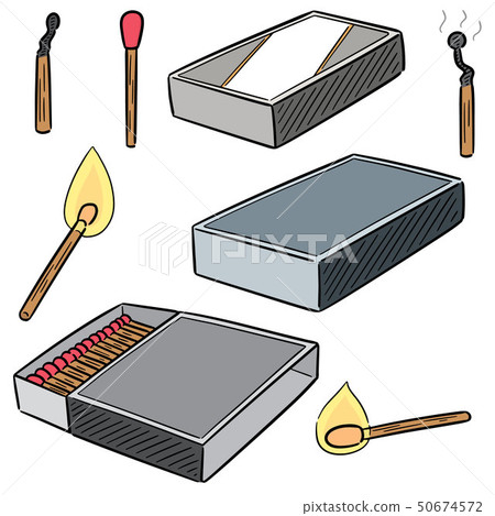 vector set of matches 50674572