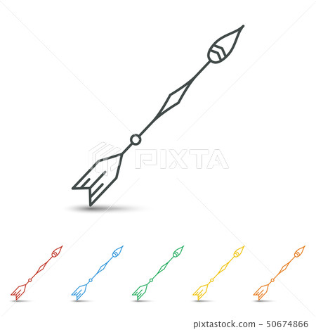 Arrow icon set flat design - Stock Illustration [50674866] - PIXTA