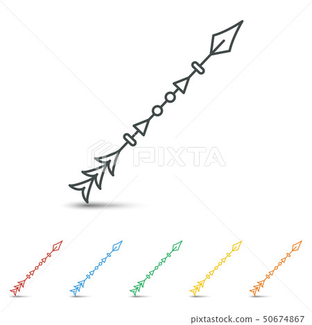 Arrow icon set flat design Arrow icon set flat design 50674867