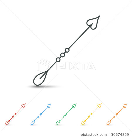 Arrow icon set flat design Arrow icon set flat design 50674869