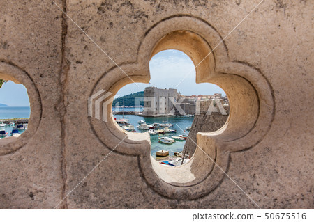Fort St. Ivana and Old Port marina in Dubrovnik 50675516