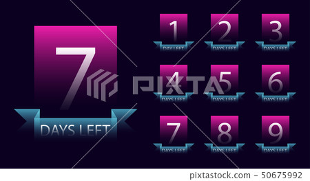 Number of days left badge Number of days left badge 50675992