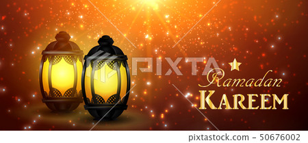 Mosque silhouette in sunset sky and abstract light for ramadan of Islam Mosque silhouette in sunset sky and abstract light for ramadan of Islam 50676002