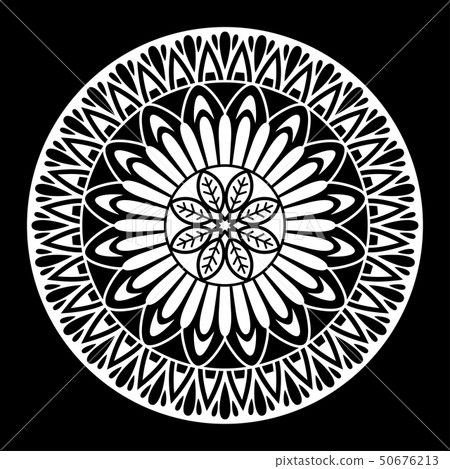 Round mandala Round mandala 50676213