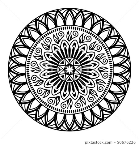 Round mandala Round mandala 50676226
