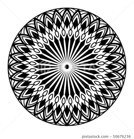 Round mandala Round mandala 50676236