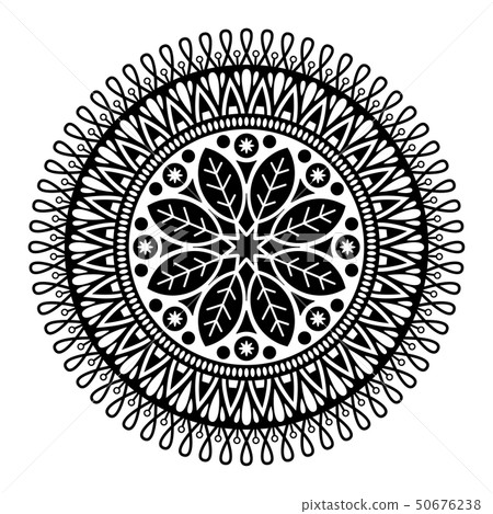 Round mandala Round mandala 50676238
