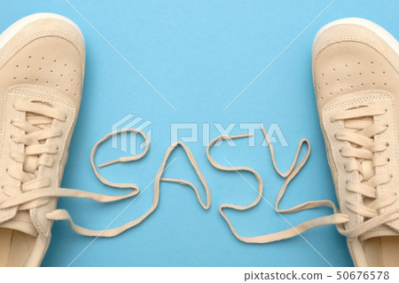 Women sneakers with laces in easy text. 50676578