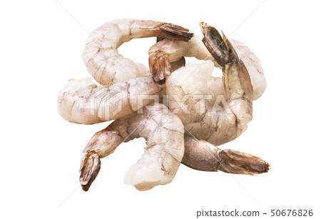 A bunch of raw fresh prawn 50676826