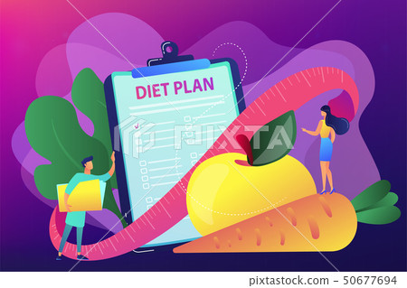Nutrition diet concept vector illustration. 50677694
