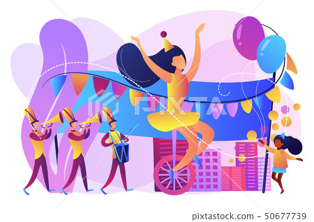 Parade concept vector illustration. Parade concept vector illustration. 50677739