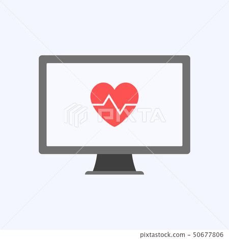 Heart shape symbol design, protection health 50677806