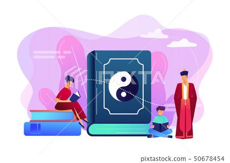 Taoism concept vector illustration. 50678454