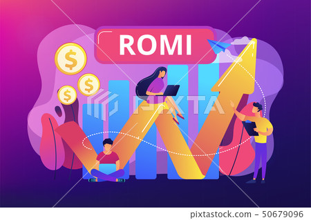 Marketing investment concept vector illustration. 50679096