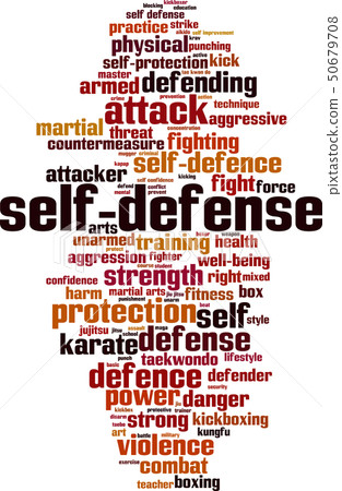 Self-defence word cloud 50679708