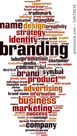 Branding word cloud Branding word cloud 50679836