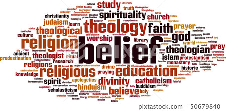 Belief word cloud 50679840
