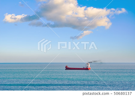 Container ship in the sea Container ship in the sea 50680137