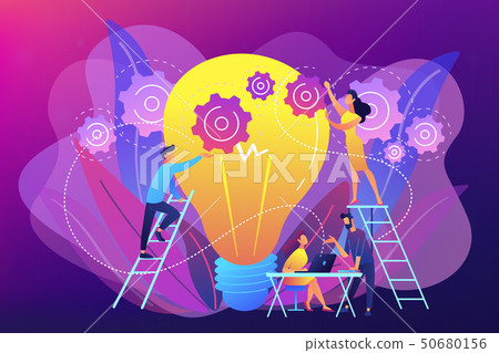 New idea engineering concept vector illustration. - Stock Illustration ...