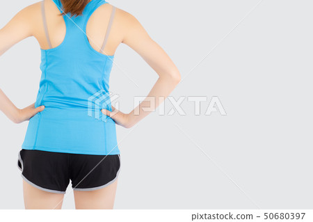 Beautiful portrait young asian woman in sport Beautiful portrait young asian woman in sport 50680397