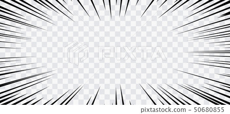 Comic book action lines. Speed lines Manga frame Comic book action lines. Speed lines Manga frame 50680855