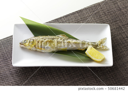 鹽烤三文魚1 50681442