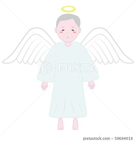 Cute old man called to heaven Cute old man called to heaven 50684018