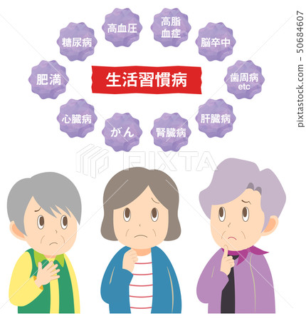 Senior woman lifestyle disease worry anxiety anxiety trouble troubled friend 50684607