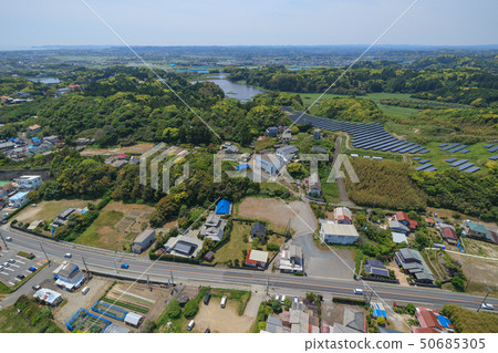 奧林匹克衝浪場地Fisagasaki海岸鳥瞰圖 奧林匹克衝浪場地Fisagasaki海岸鳥瞰圖 50685305