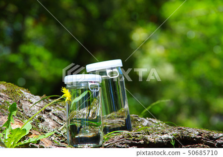 Spring cup of sake 50685710