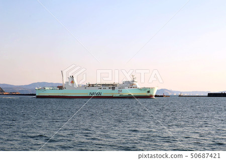 Nankai Ferry leaving from Wakayama Port Nankai Ferry leaving from Wakayama Port 50687421