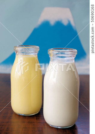 Milk and fruit milk 50690168
