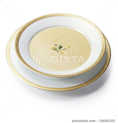 Corn potage soup 50690203