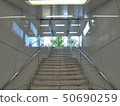Kyoto municipal subway, stairs from ground to underground of Yamashina Station to the ground 50690259