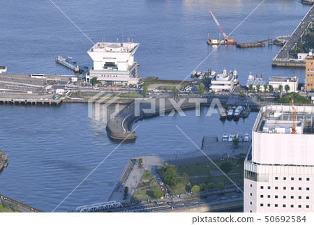 Yokohama cityscape of Japan I look at the nose dike of an elephant etc. 50692584