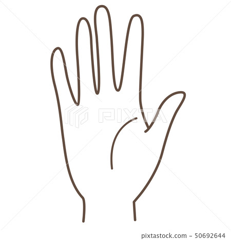 hand outline drawing