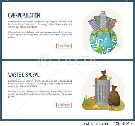 Overpopulation and Waste Disposal Websites Set Overpopulation and Waste Disposal Websites Set 50696149