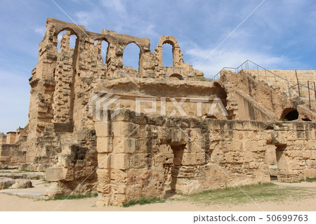 World Heritage Amphitheater Elgem Tunisia Africa World Heritage Amphitheater Elgem Tunisia Africa 50699763