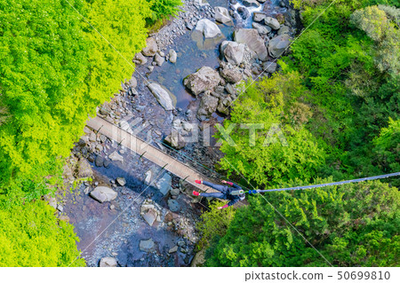 Bungee Jumping in the Suzu River Valley, Fuji City, Shizuoka Prefecture Bungee Jumping in the Suzu River Valley, Fuji City, Shizuoka Prefecture 50699810