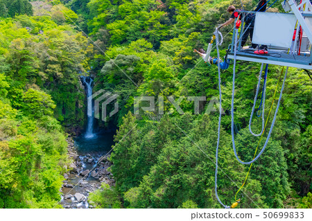Bungee Jumping in the Suzu River Valley, Fuji City, Shizuoka Prefecture Bungee Jumping in the Suzu River Valley, Fuji City, Shizuoka Prefecture 50699833