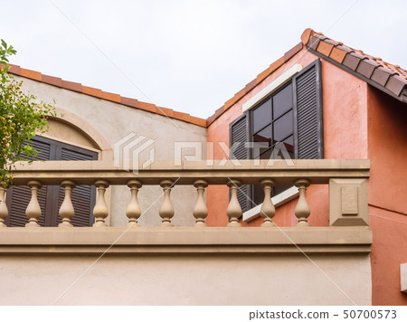 The Terrace of a Retro House The Terrace of a Retro House 50700573