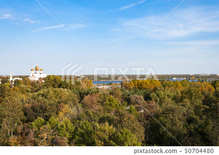 Spaso-Preobrazhensky Monastery in Yaroslavl, Russia abstract decorative architectural belfry details Spaso-Preobrazhensky Monastery in Yaroslavl, Russia abstract decorative architectural belfry details 50704480