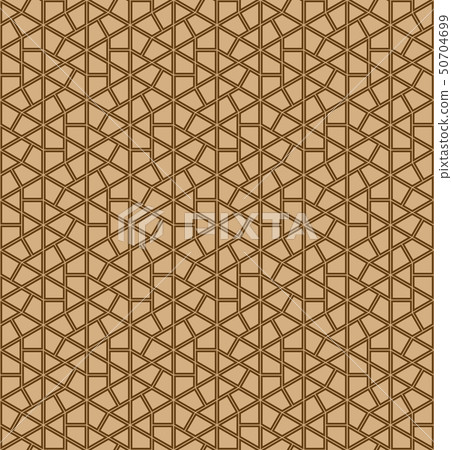 Seamless geometric ornament in brown colors lines. Seamless geometric ornament in brown colors lines. 50704699
