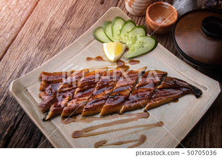 Japanese eel grilled with sweet sauce. 50705036