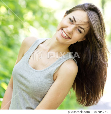 laughing woman laughing woman 50705239