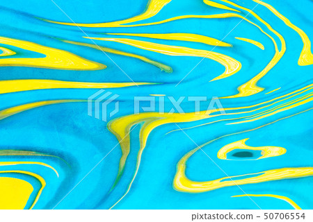 Blue and yellow textured abstract background 50706554
