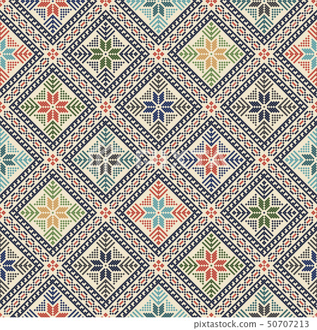Palestinian embroidery pattern 187 50707213