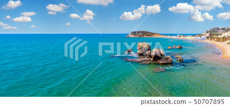 Sea beach near Rocca di San Nicola, Agrigento, Sea beach near Rocca di San Nicola, Agrigento, 50707895